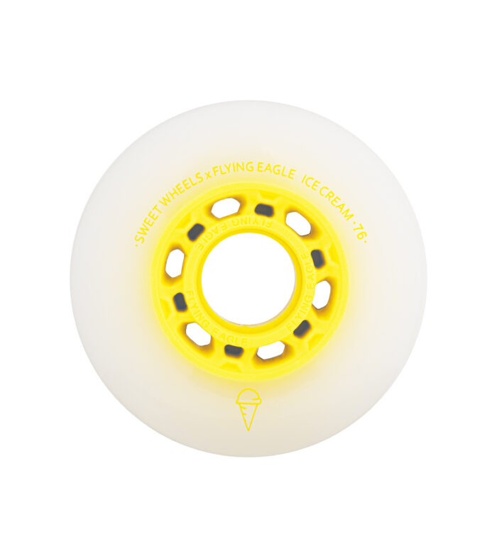 Flying Eagle Ice Cream 76mm – 86a Wheels – Yellow